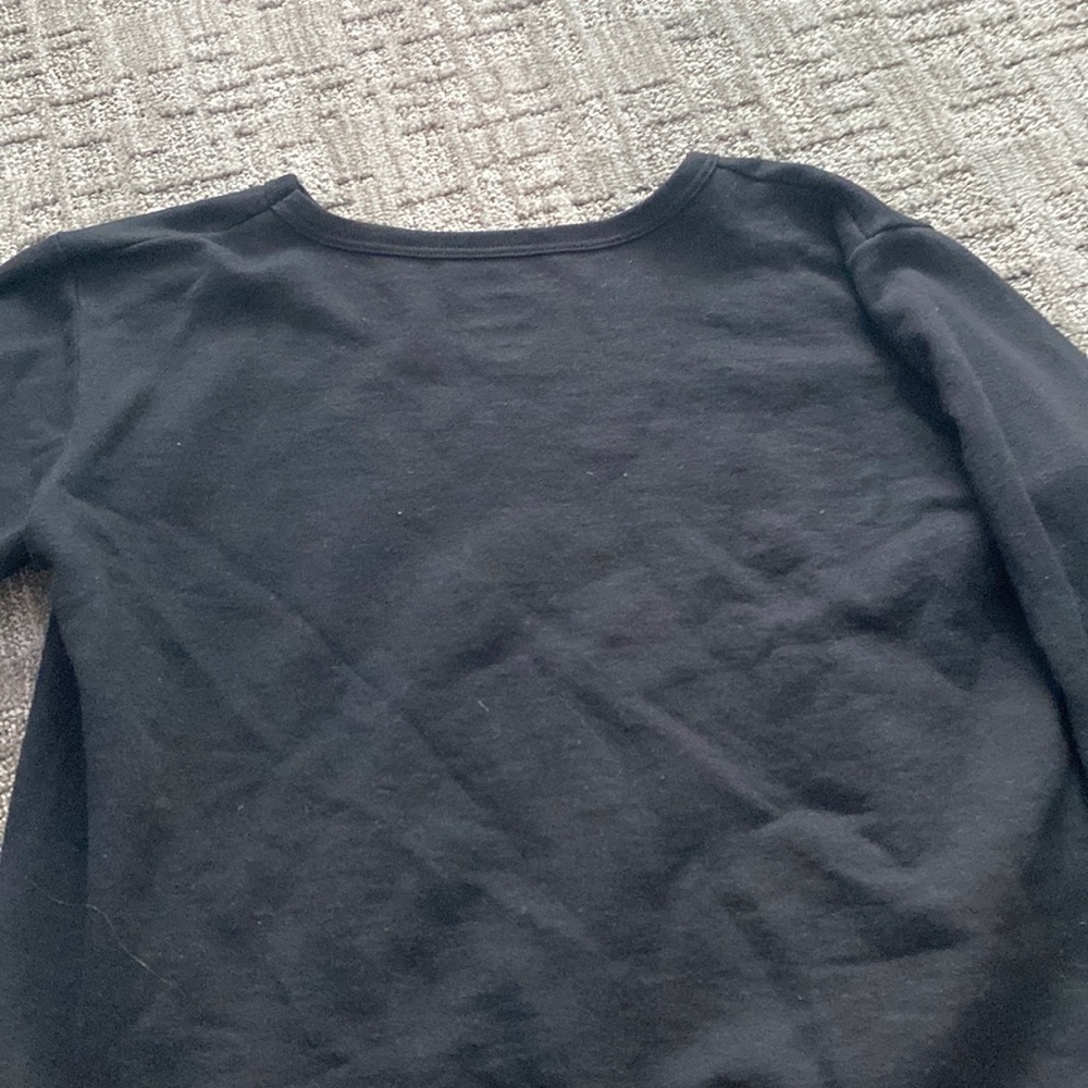 Plane black Hanes Sweatshirt